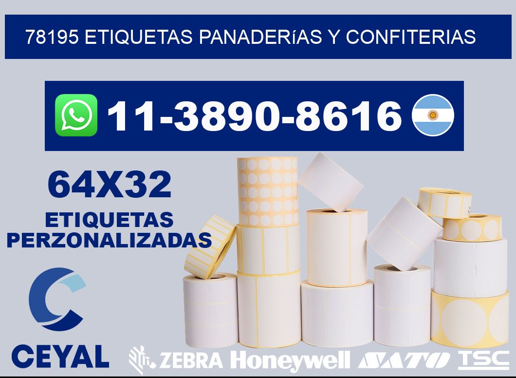 78195 etiquetas panaderías y confiterias