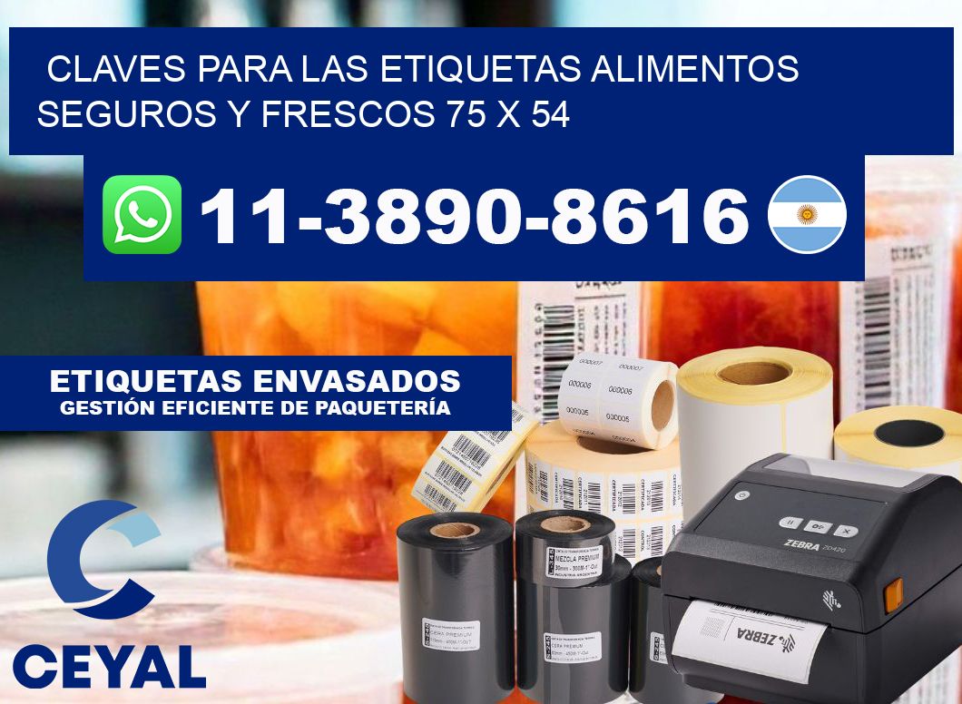 Claves para las etiquetas alimentos seguros y frescos 75 x 54