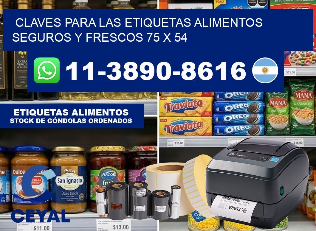 Claves para las etiquetas alimentos seguros y frescos 75 x 54