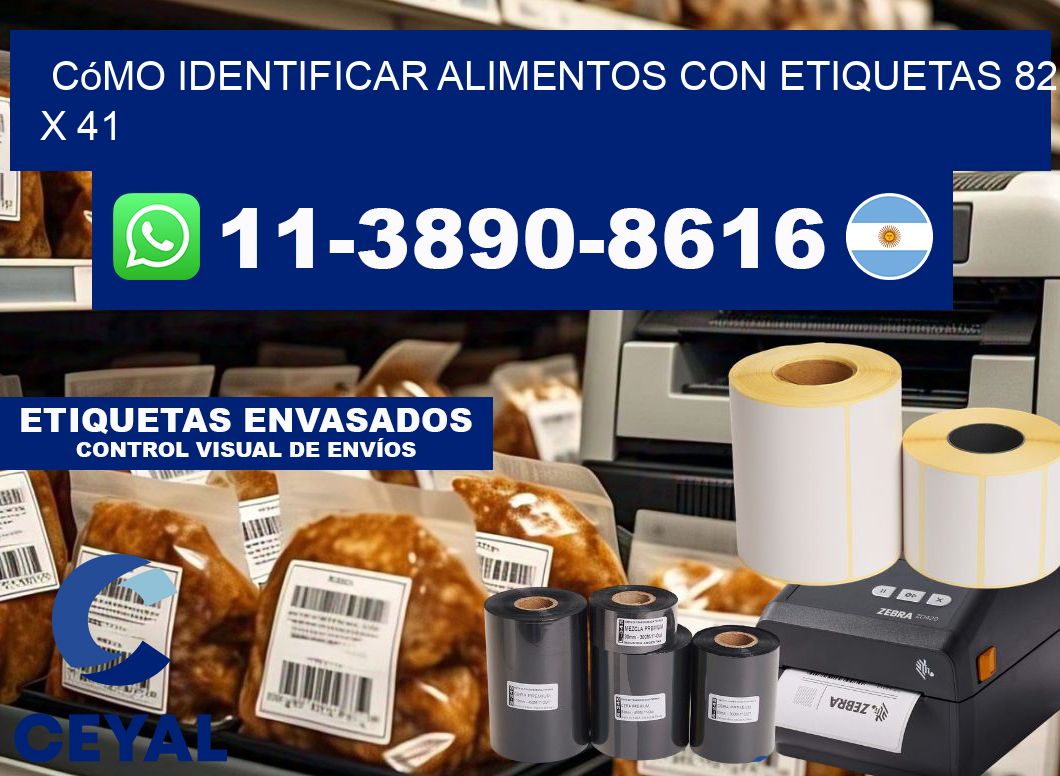 Cómo identificar alimentos con etiquetas 82 x 41