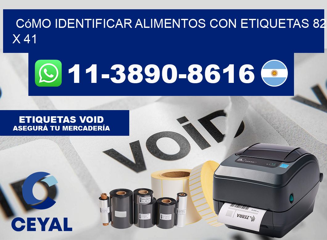 Cómo identificar alimentos con etiquetas 82 x 41