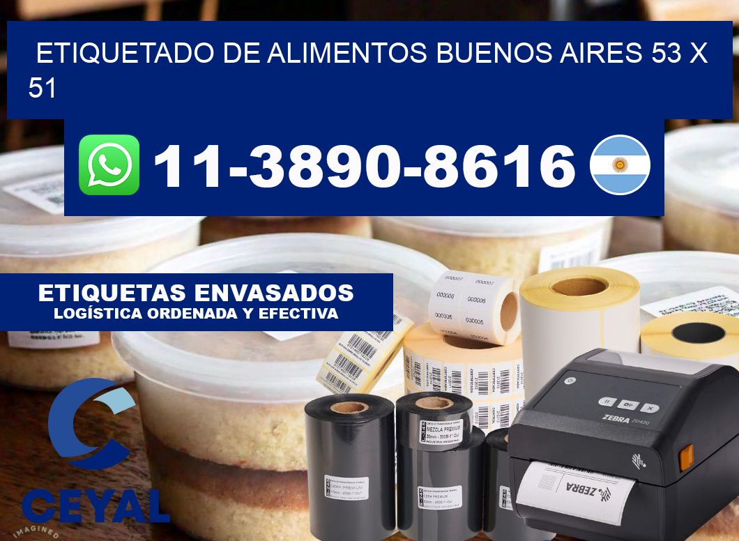 Etiquetado de alimentos buenos aires 53 x 51