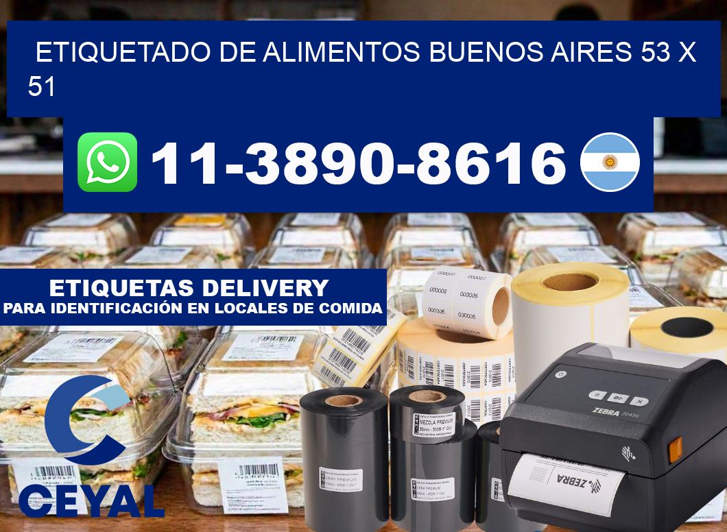 Etiquetado de alimentos buenos aires 53 x 51