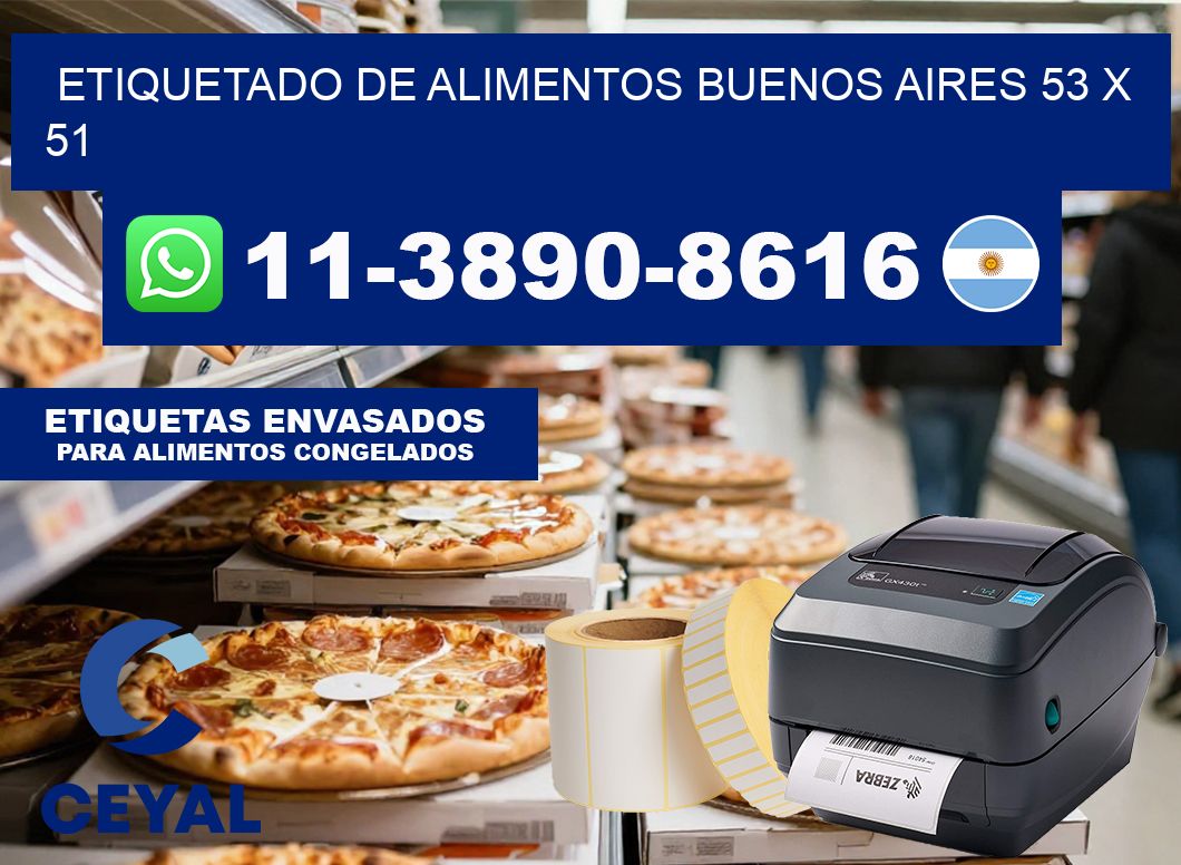 Etiquetado de alimentos buenos aires 53 x 51