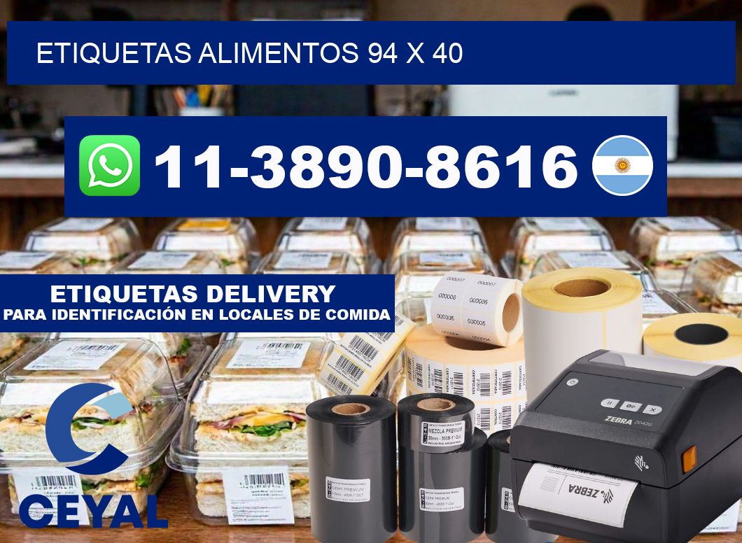 Etiquetas alimentos 94 x 40