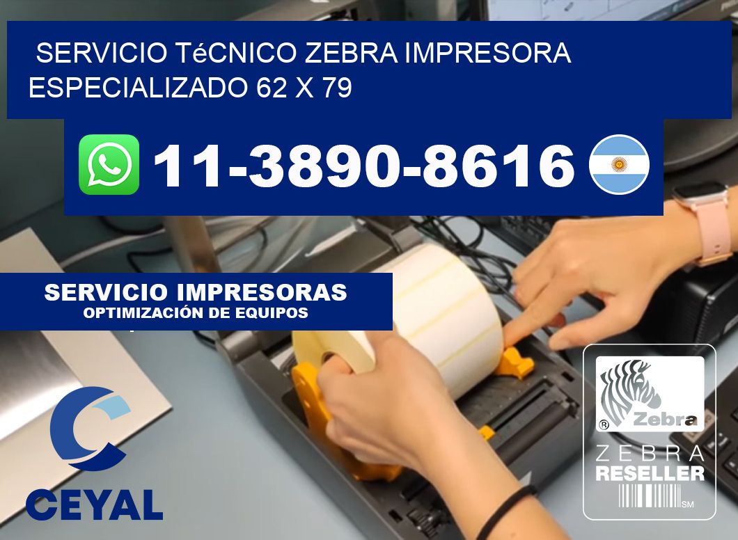 Servicio Técnico Zebra Impresora Especializado 62 x 79