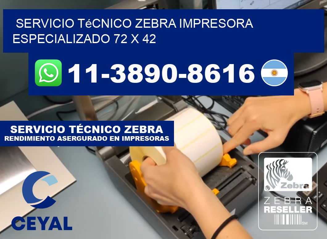 Servicio Técnico Zebra Impresora Especializado 72 x 42