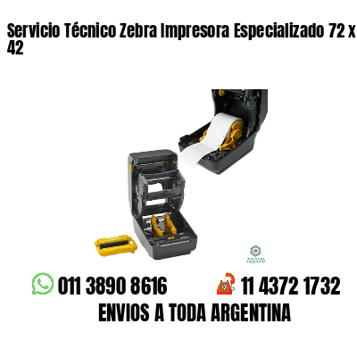 Servicio Técnico Zebra Impresora Especializado 72 x 42
