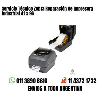 Servicio Técnico Zebra Reparación de Impresora Industrial 41 x 96