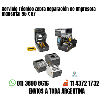 Servicio Técnico Zebra Reparación de Impresora Industrial 95 x 67