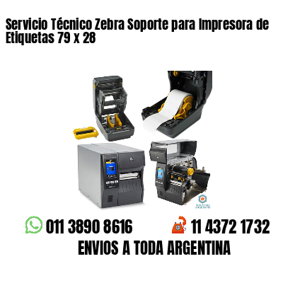 Servicio Técnico Zebra Soporte para Impresora de Etiquetas 79 x 28