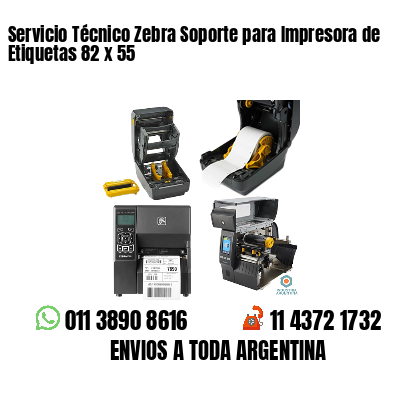 Servicio Técnico Zebra Soporte para Impresora de Etiquetas 82 x 55