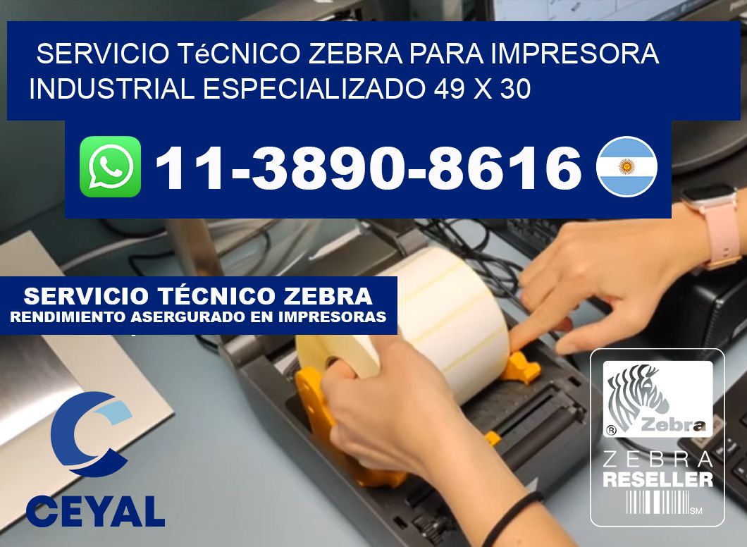 Servicio Técnico Zebra para Impresora Industrial Especializado 49 x 30