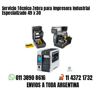 Servicio Técnico Zebra para Impresora Industrial Especializado 49 x 30