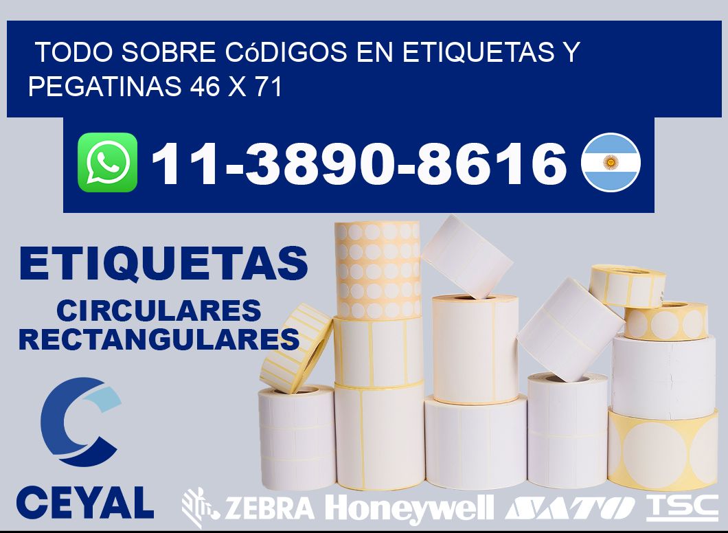 Todo sobre códigos en etiquetas y pegatinas 46 x 71