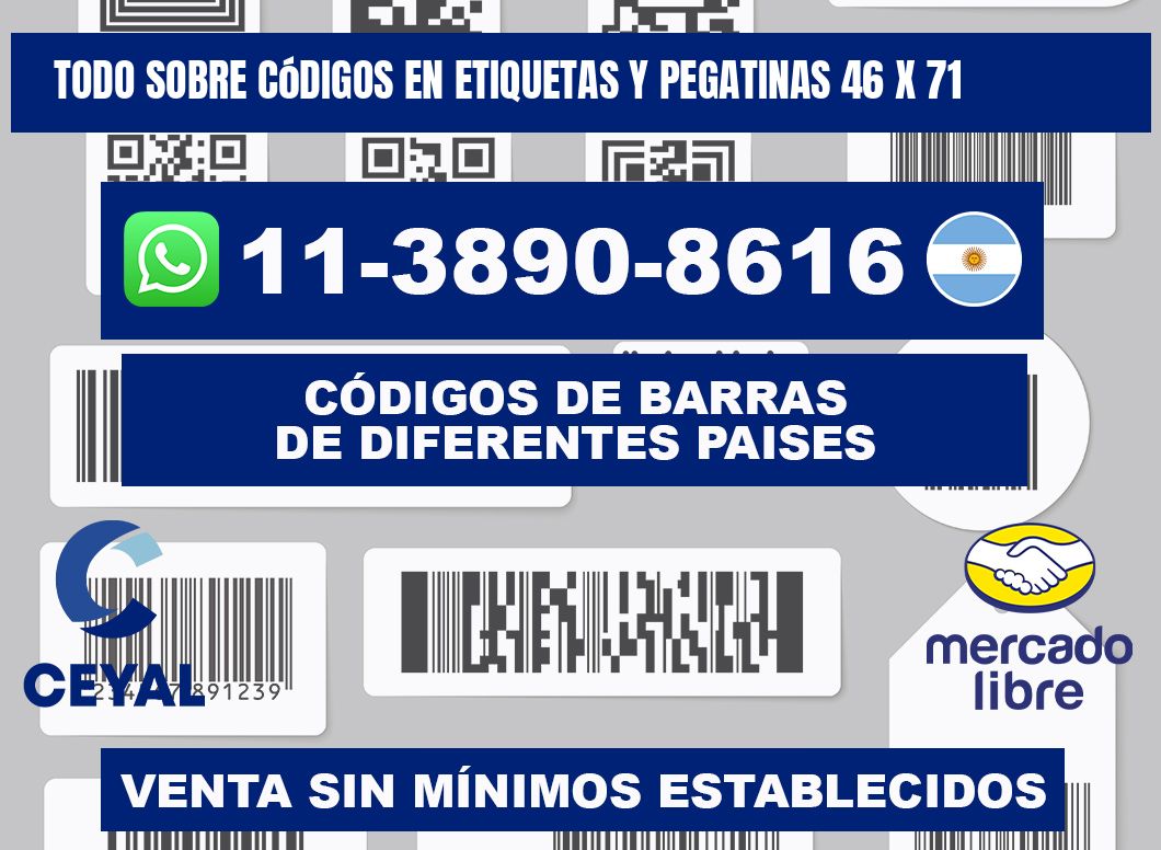 Todo sobre códigos en etiquetas y pegatinas 46 x 71