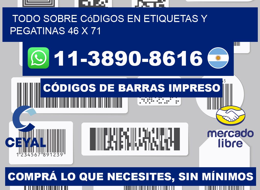 Todo sobre códigos en etiquetas y pegatinas 46 x 71