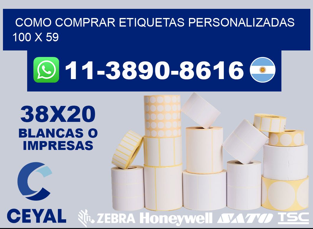 como comprar etiquetas personalizadas 100 x 59
