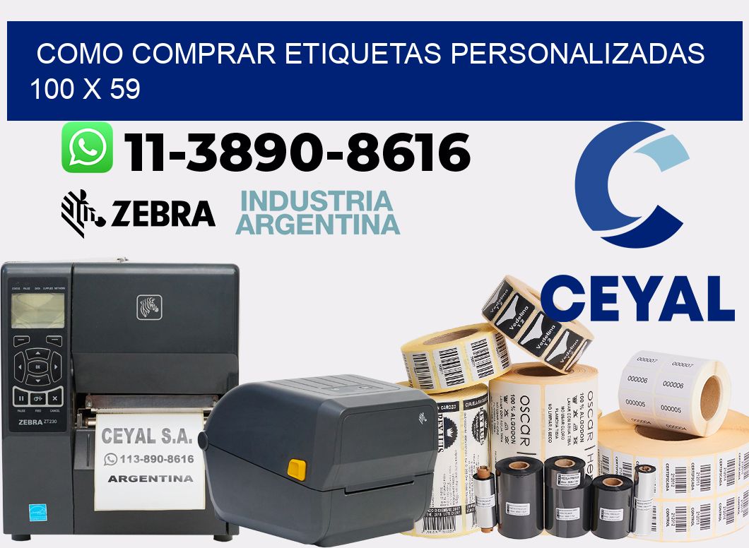 como comprar etiquetas personalizadas 100 x 59