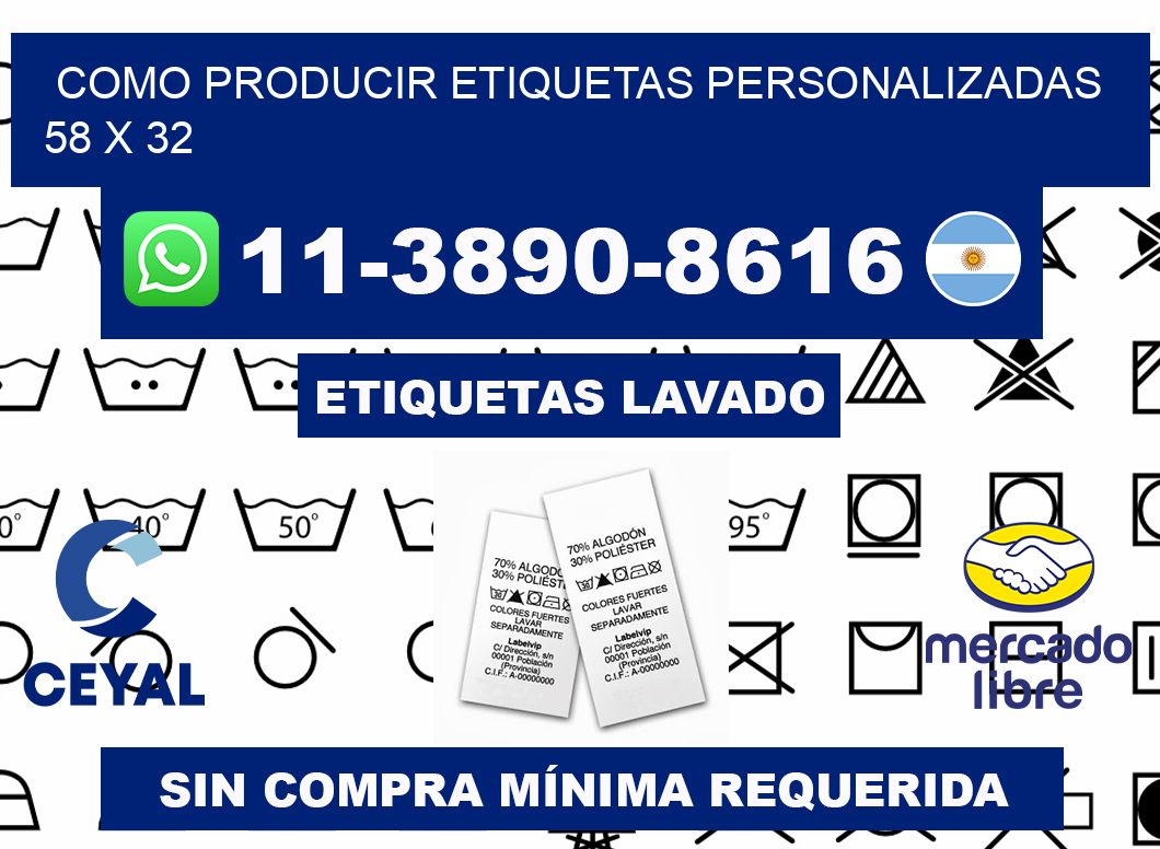 como producir etiquetas personalizadas 58 x 32