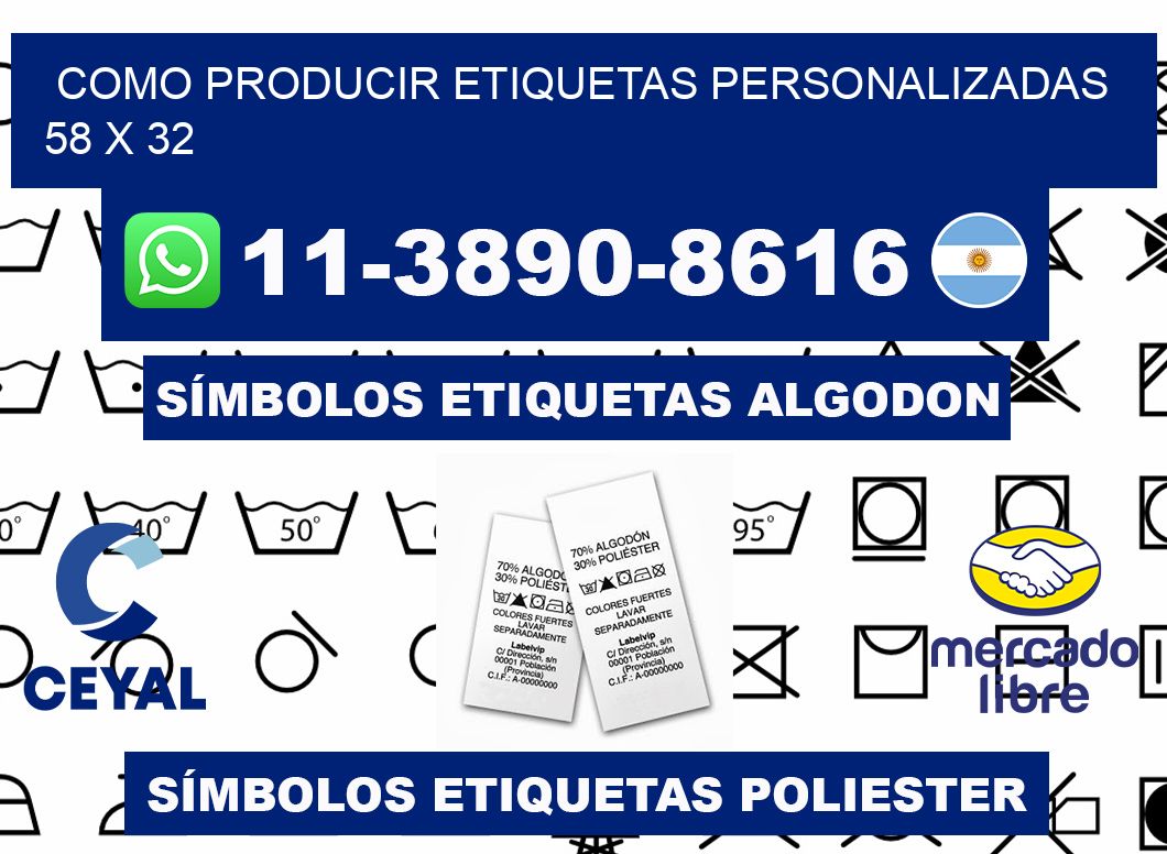 como producir etiquetas personalizadas 58 x 32