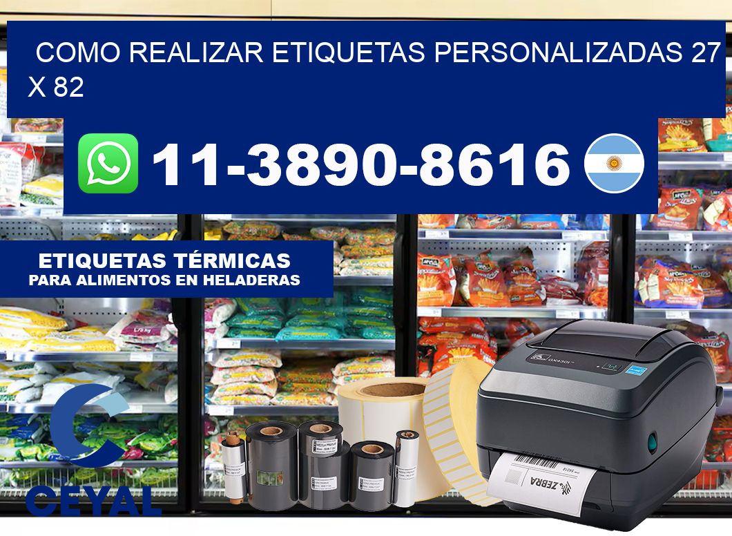 como realizar etiquetas personalizadas 27 x 82