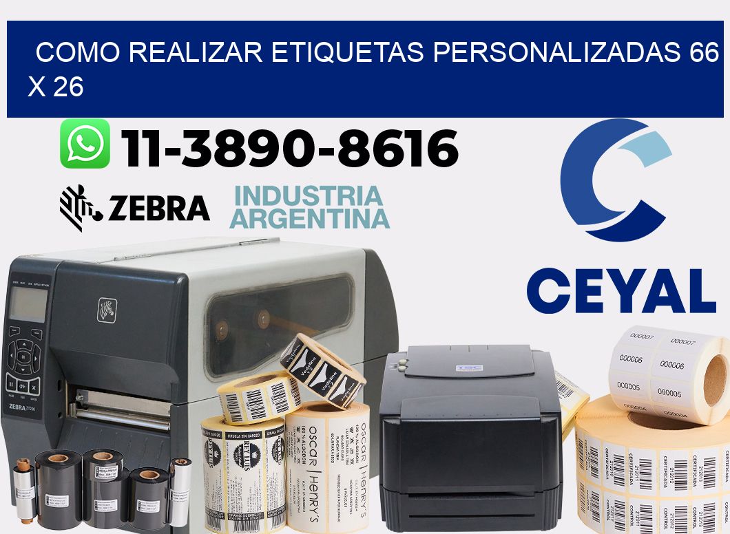 como realizar etiquetas personalizadas 66 x 26
