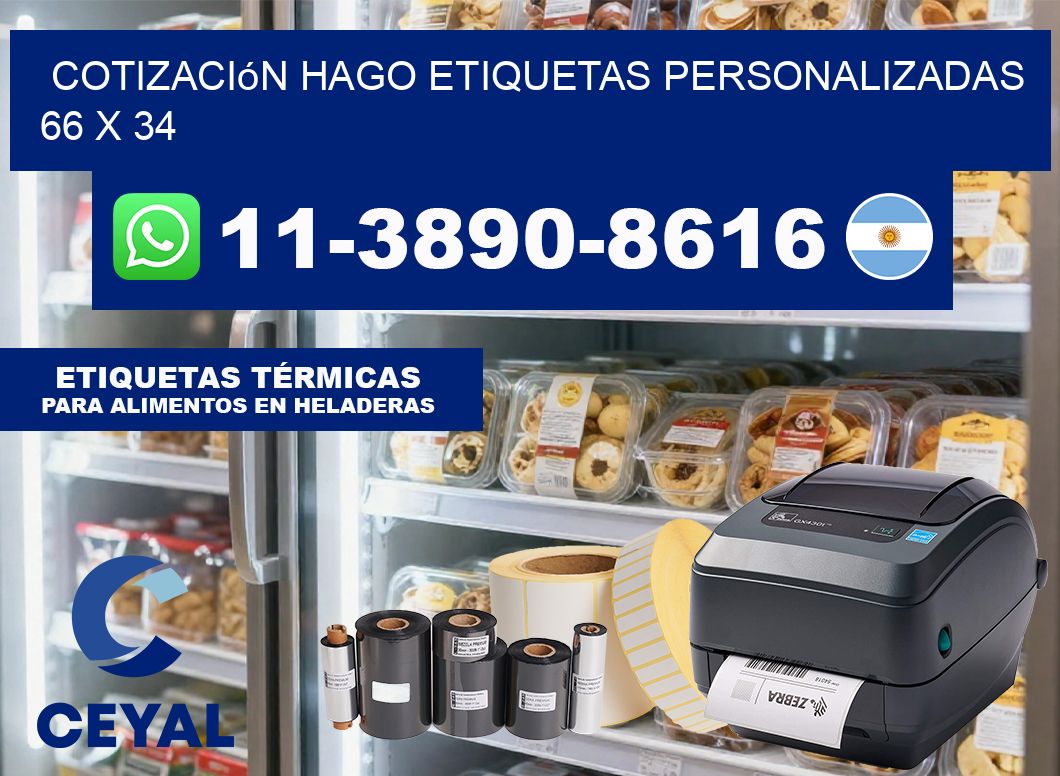 cotización hago etiquetas personalizadas 66 x 34