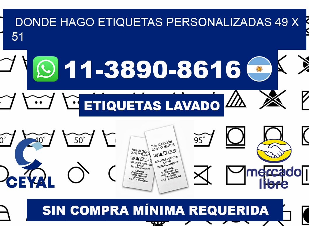 donde hago etiquetas personalizadas 49 x 51