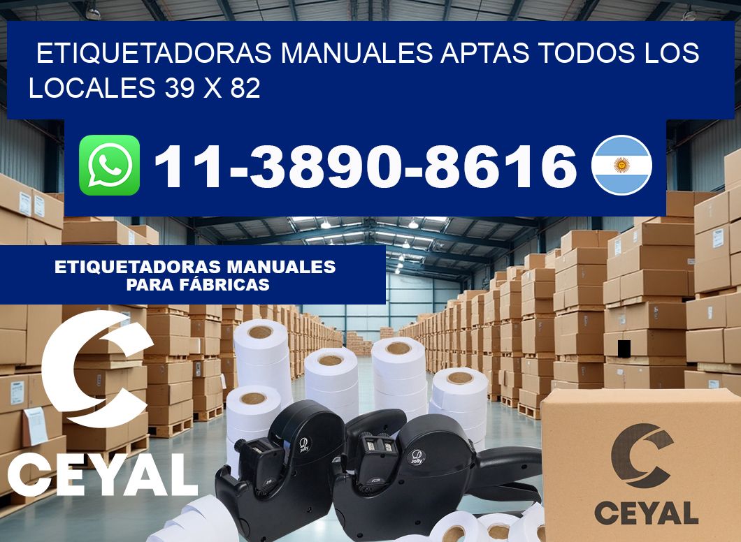 etiquetadoras manuales aptas todos los locales 39 x 82