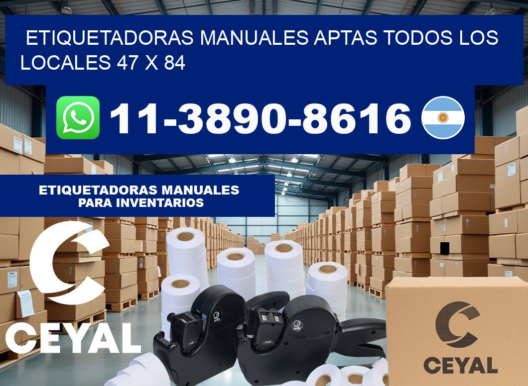 etiquetadoras manuales aptas todos los locales 47 x 84