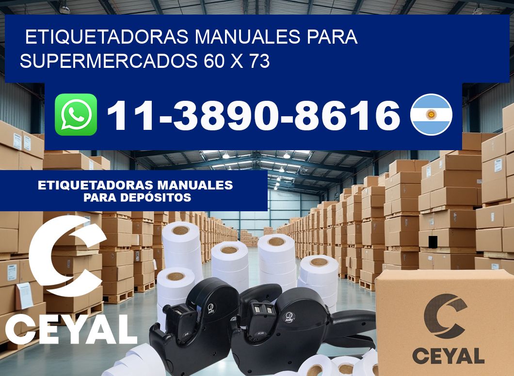 etiquetadoras manuales para supermercados 60 x 73