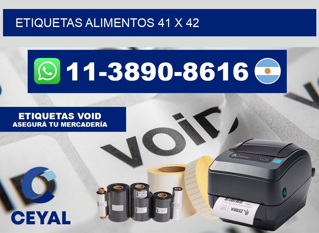 etiquetas alimentos 41 x 42