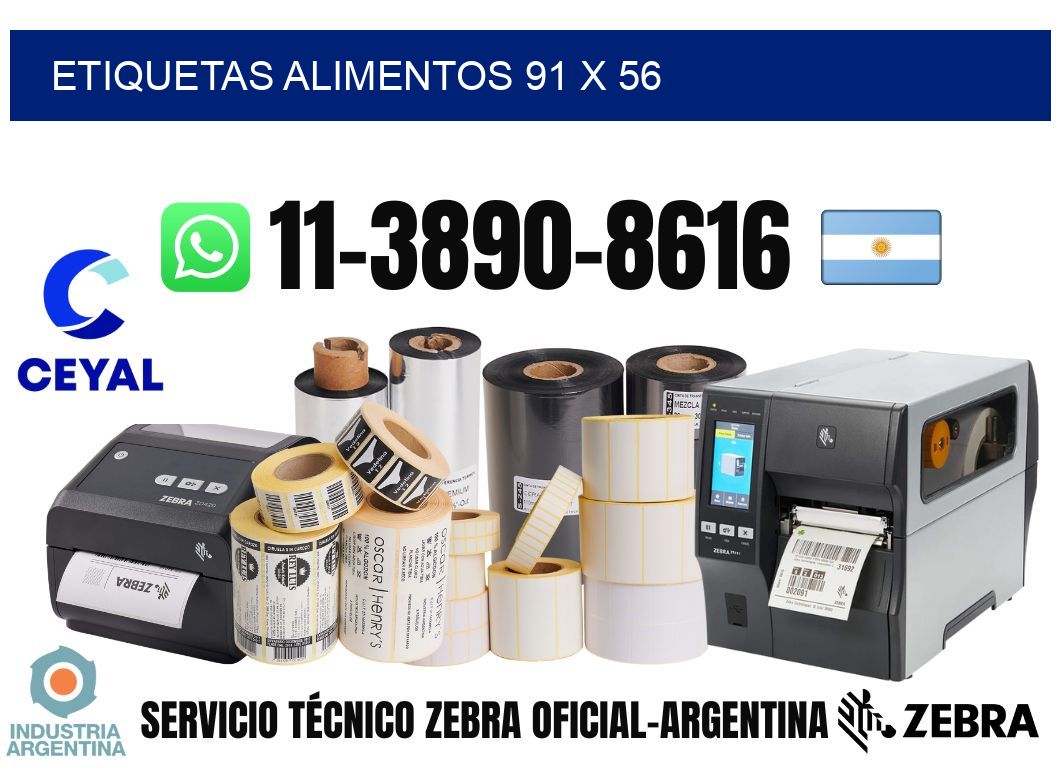 etiquetas alimentos 91 x 56