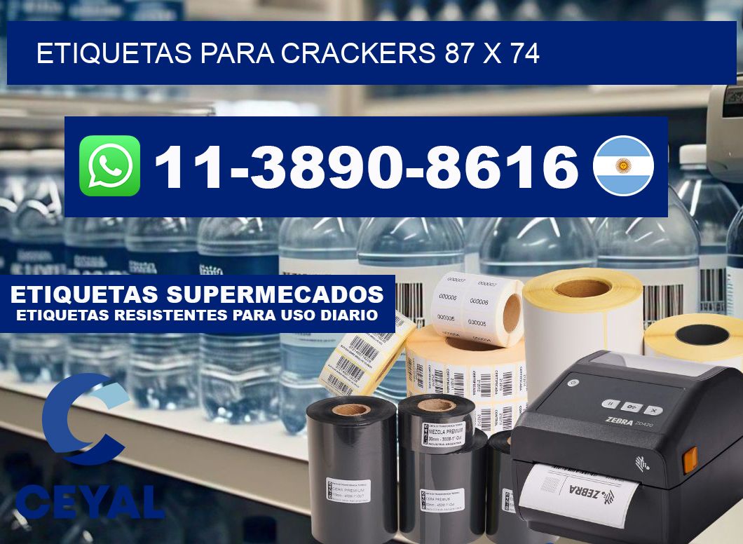 etiquetas para Crackers 87 x 74