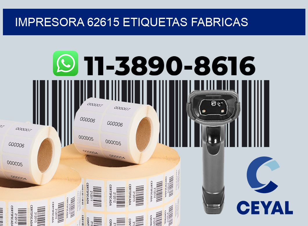 impresora 62615 etiquetas fabricas