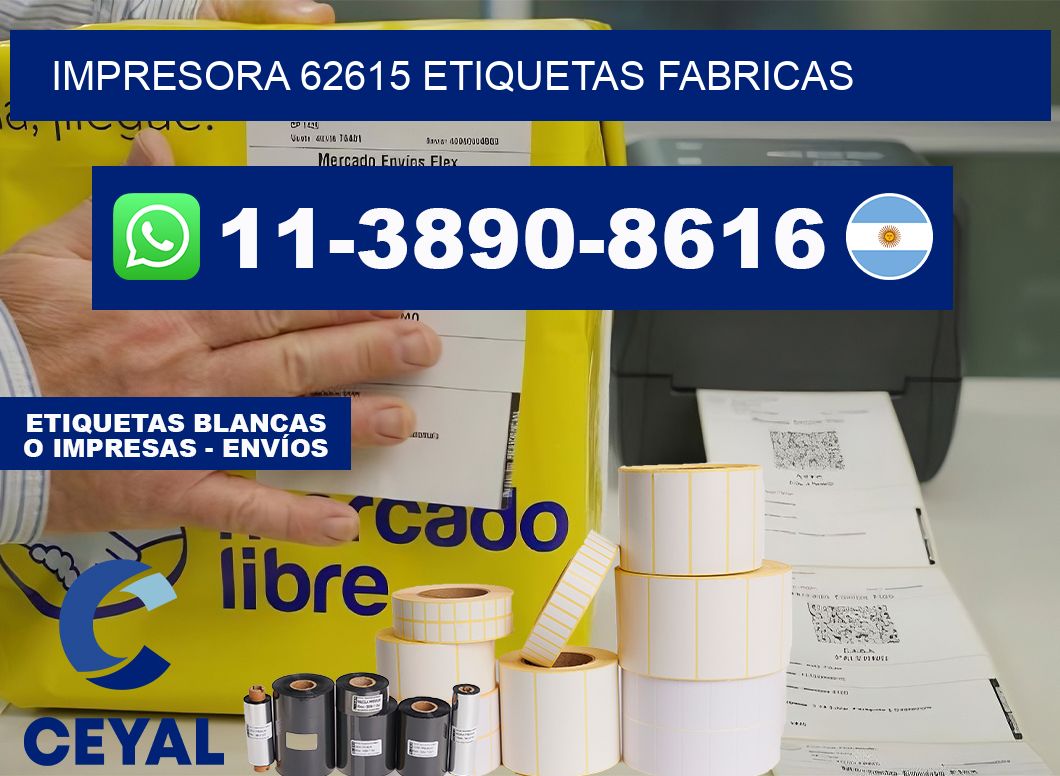 impresora 62615 etiquetas fabricas
