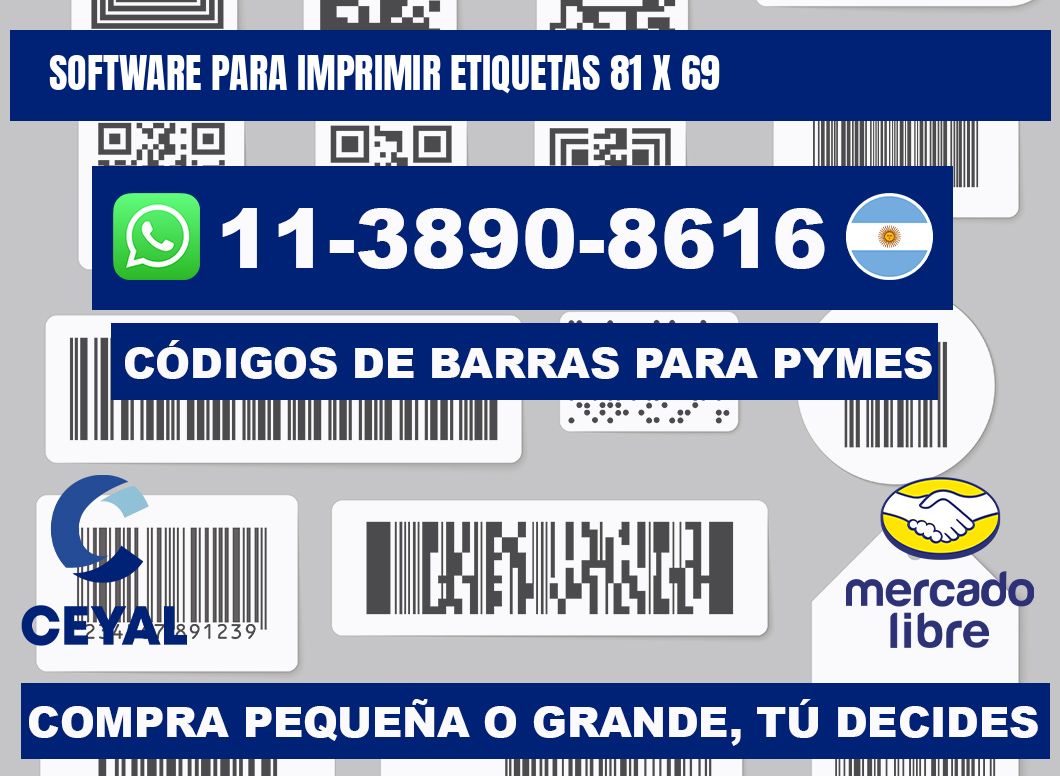 software para imprimir etiquetas 81 x 69