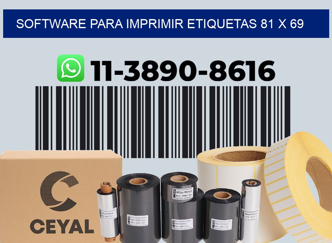 software para imprimir etiquetas 81 x 69