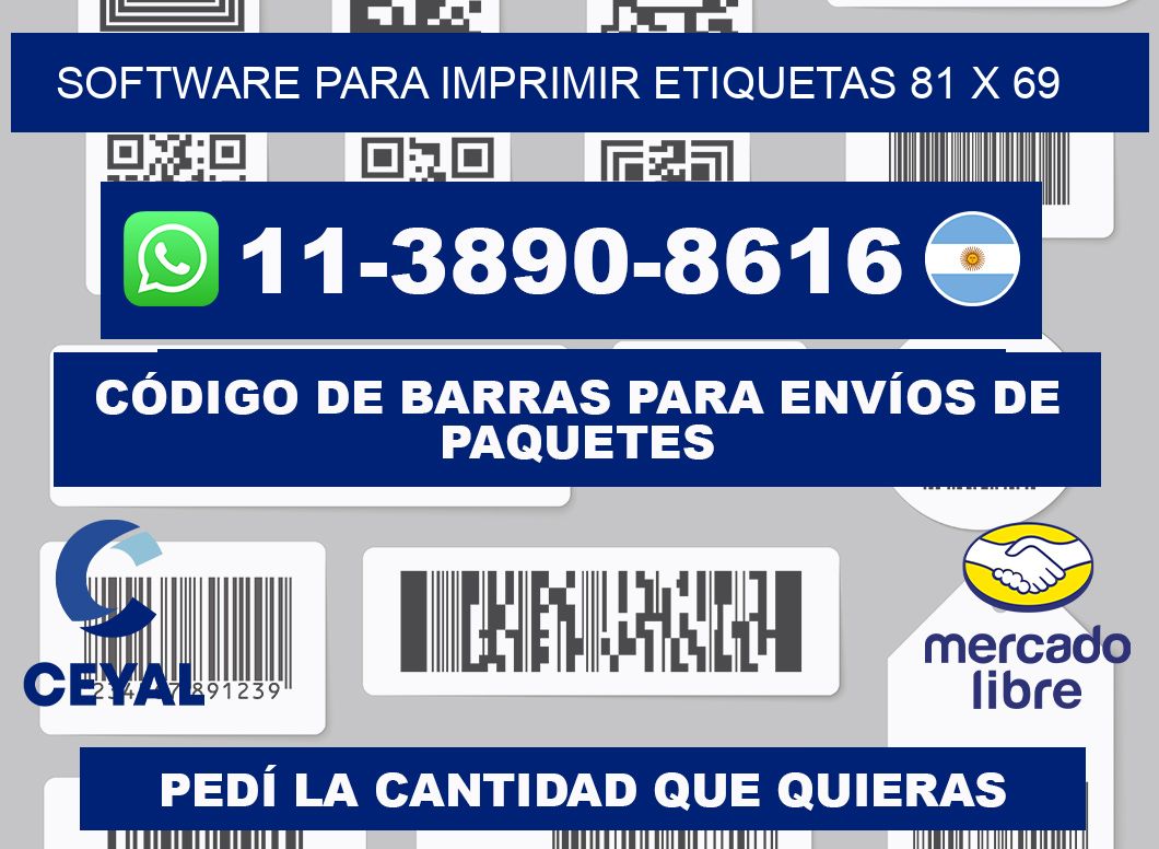 software para imprimir etiquetas 81 x 69