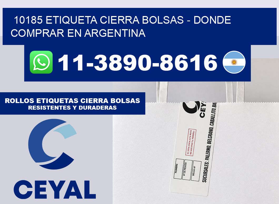 10185 etiqueta Cierra Bolsas – Donde Comprar en Argentina