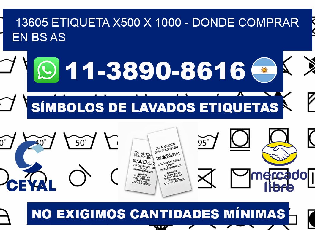13605 etiqueta x500 x 1000 - Donde Comprar en bs as