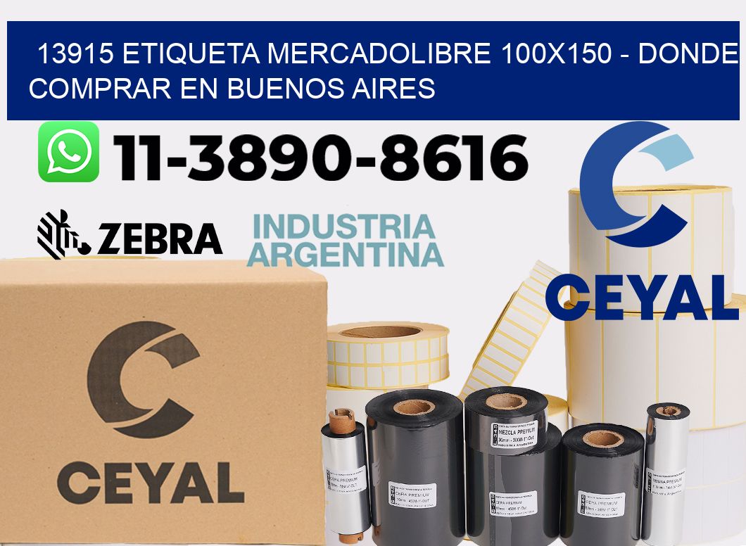 13915 etiqueta MercadoLibre 100x150 - Donde Comprar en Buenos Aires