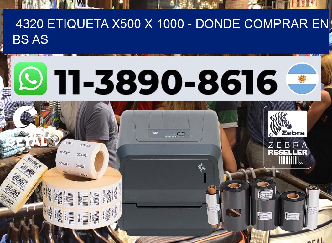 4320 etiqueta x500 x 1000 – Donde Comprar en bs as