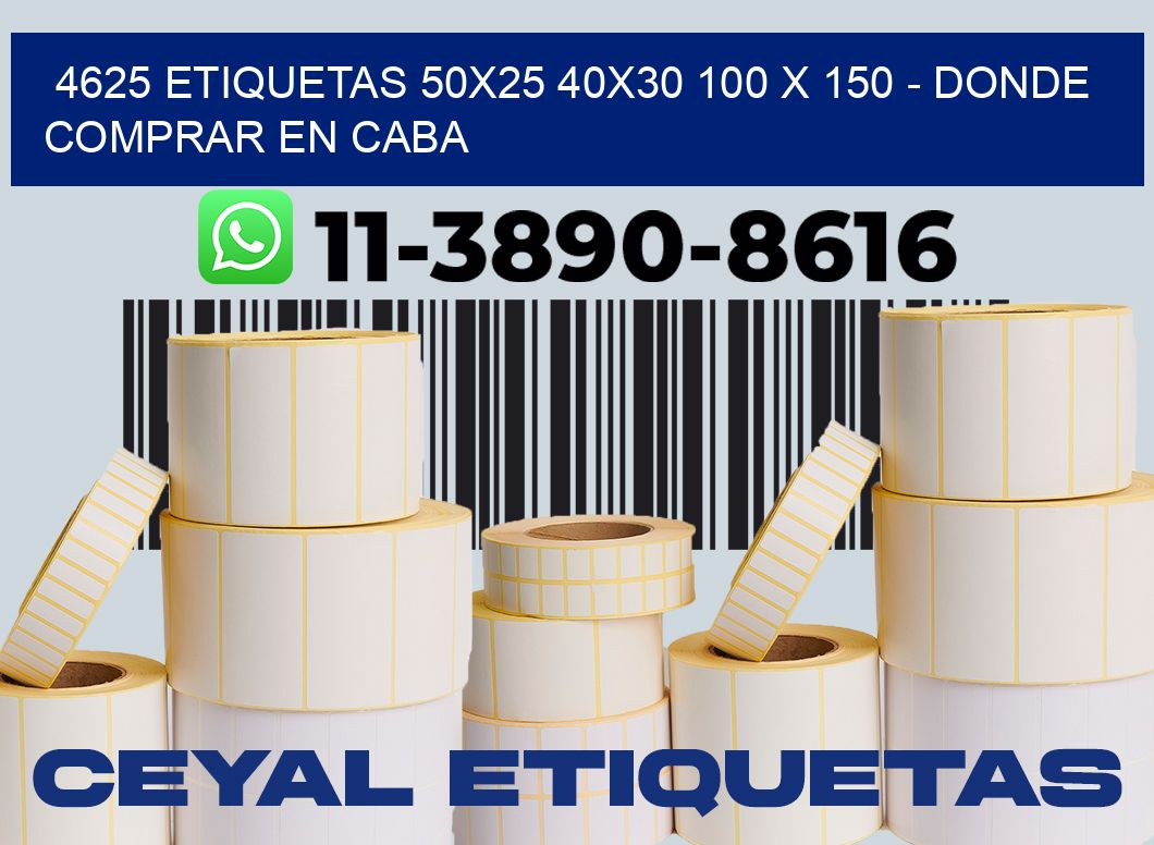 4625 etiquetas 50x25 40x30 100 x 150 - Donde Comprar en Caba