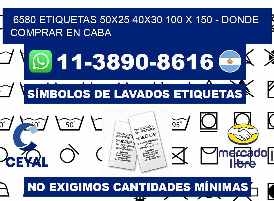 6580 etiquetas 50x25 40x30 100 x 150 - Donde Comprar en Caba