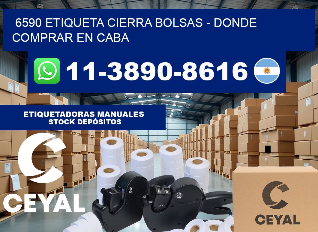 6590 etiqueta Cierra Bolsas – Donde Comprar en Caba