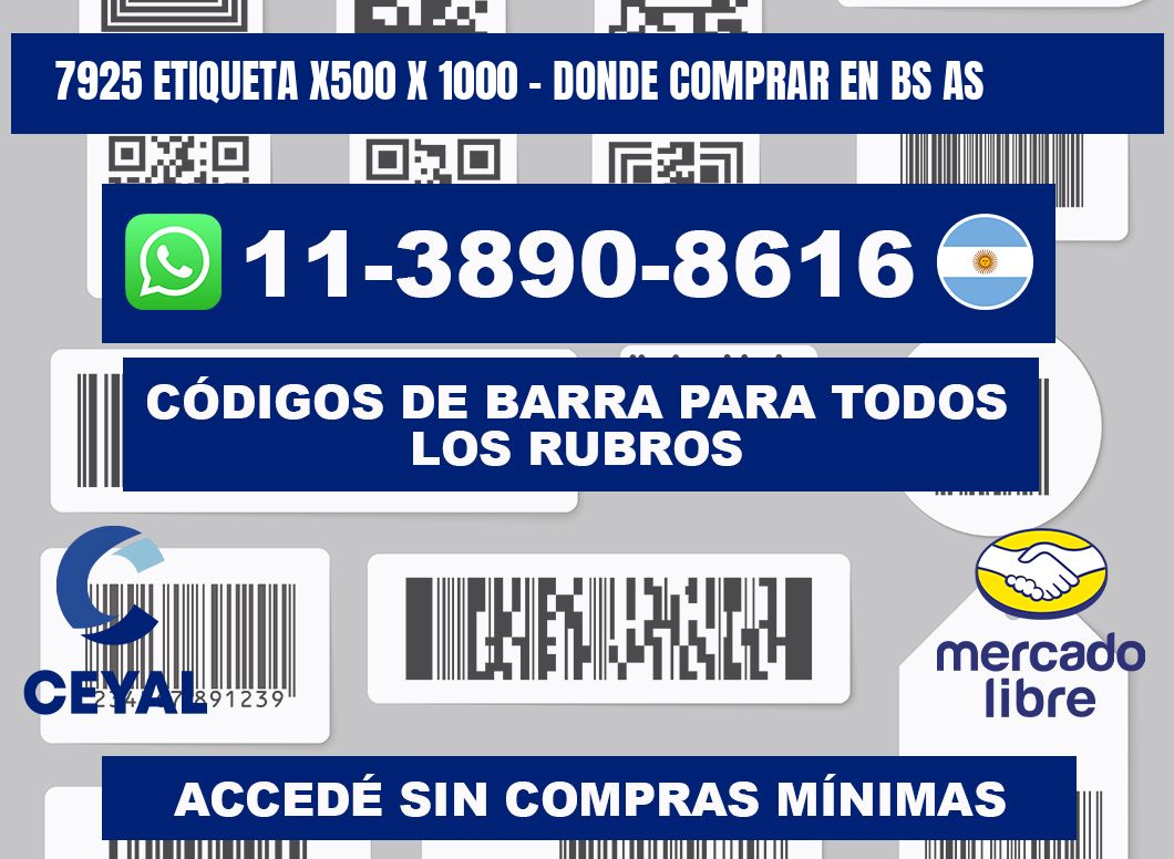 7925 etiqueta x500 x 1000 - Donde Comprar en bs as