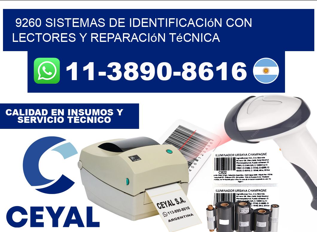 9260 Sistemas de Identificación con lectores y Reparación Técnica
