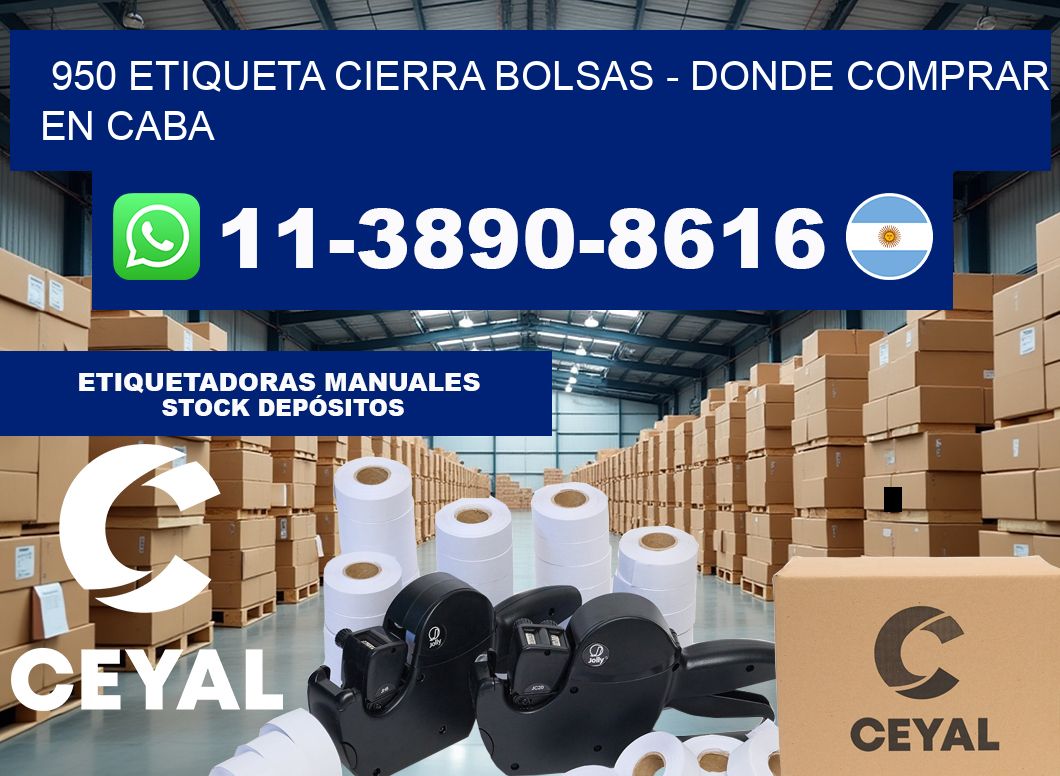 950 etiqueta Cierra Bolsas – Donde Comprar en Caba